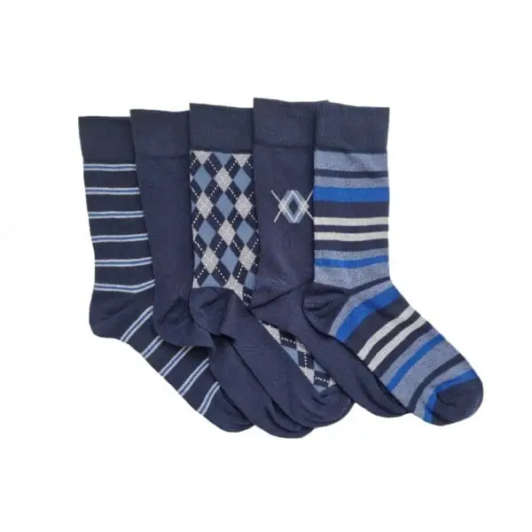 Strumpa 5-pack Navy-Mix