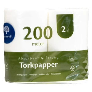Torkpapper 100 m 2 pack